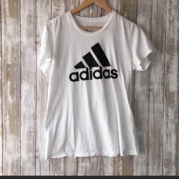 adidas Tops - Adidas White Amplifier Tee